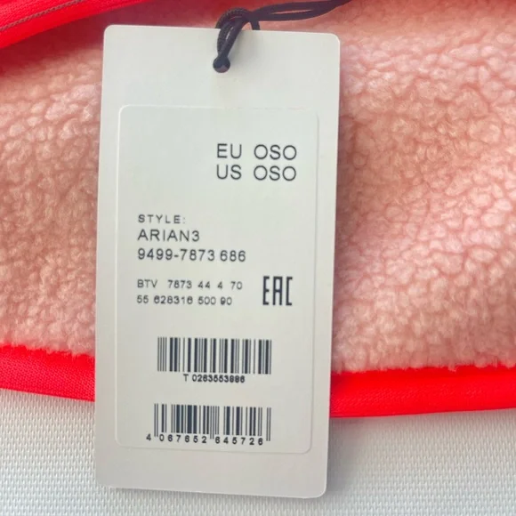 LoveShackFancy x Bogner Arian Ski Pink Bow NECK WARMER Gaiter NWT - Picture 2 of 7